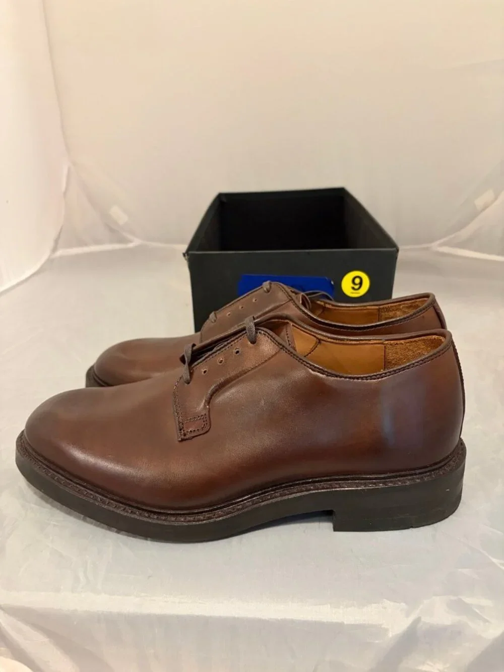 Allen Edmonds Drake Mahogany LE leather brown men’s dress shoes size 9 3E 6562S